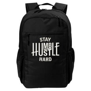 Funny Hustle Design For Men And Women Cool Humble Family Daily Commute Backpack