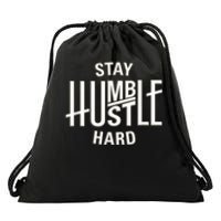 Funny Hustle Design For Men And Women Cool Humble Family Drawstring Bag