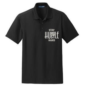 Funny Hustle Design For Men And Women Cool Humble Family Dry Zone Grid Polo