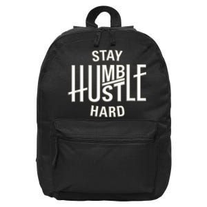 Funny Hustle Design For Men And Women Cool Humble Family 16 in Basic Backpack