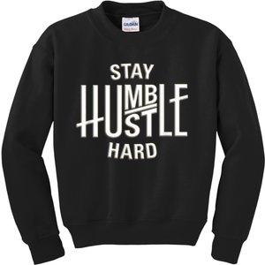 Funny Hustle Design For Men And Women Cool Humble Family Kids Sweatshirt