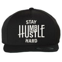 Funny Hustle Design For Men And Women Cool Humble Family Wool Snapback Cap