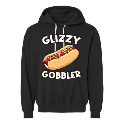 Funny Hot Dog Glizzy Gobbler Number One Glizzy Gladiator Garment-Dyed Fleece Hoodie