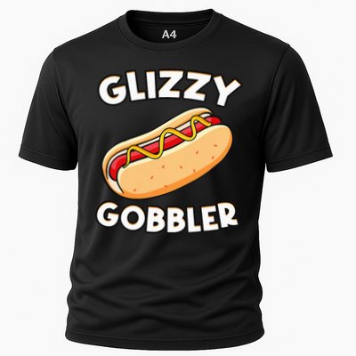 Funny Hot Dog Glizzy Gobbler Number One Glizzy Gladiator Performance Shirt