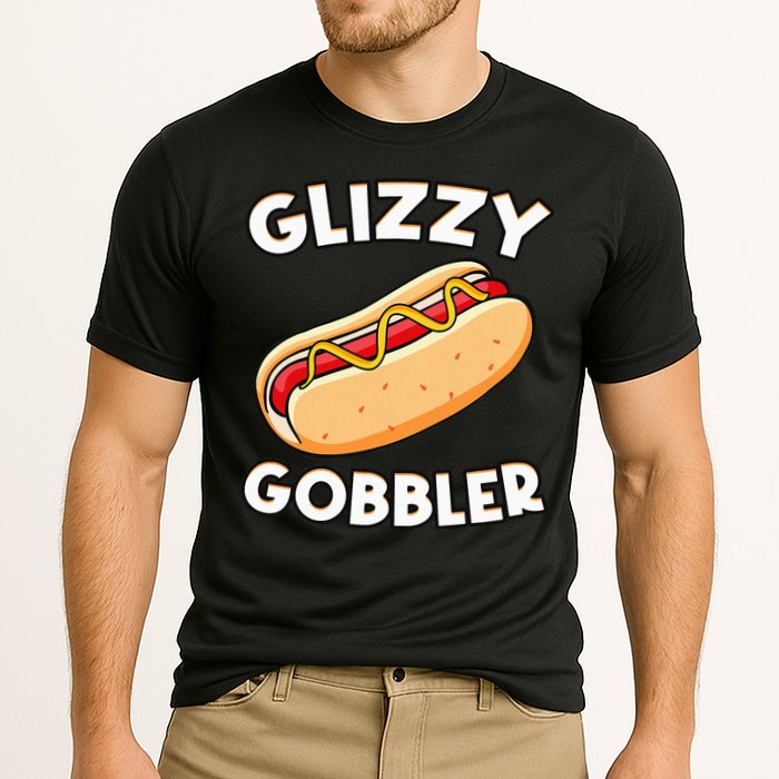Funny Hot Dog Glizzy Gobbler Number One Glizzy Gladiator Cooling Performance Crew T-Shirt