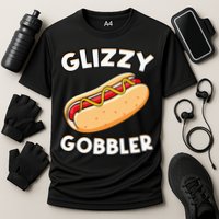 Funny Hot Dog Glizzy Gobbler Number One Glizzy Gladiator Cooling Performance Crew T-Shirt