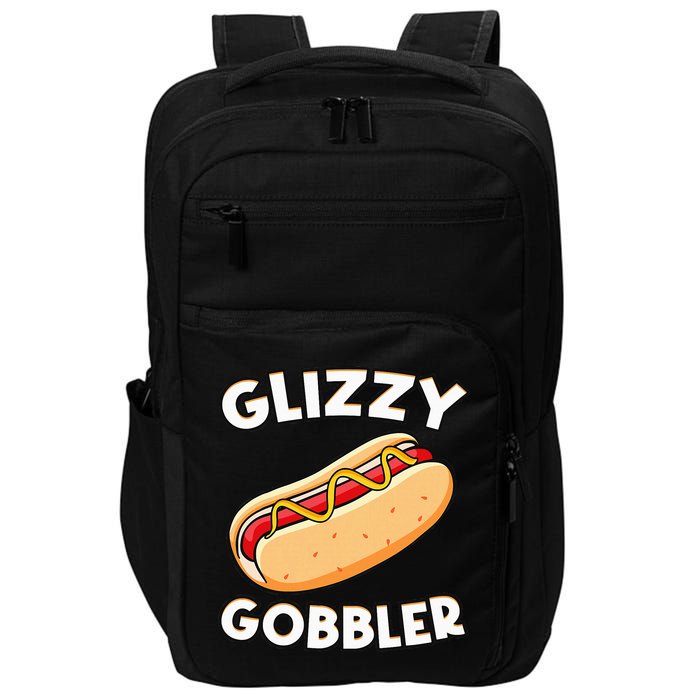 Funny Hot Dog Glizzy Gobbler Number One Glizzy Gladiator Impact Tech Backpack