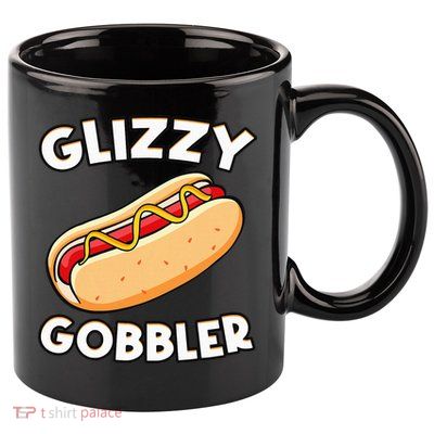 Funny Hot Dog Glizzy Gobbler Number One Glizzy Gladiator 11oz C Handle Ceramic Mug