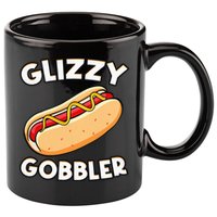 Funny Hot Dog Glizzy Gobbler Number One Glizzy Gladiator 11oz C Handle Ceramic Mug
