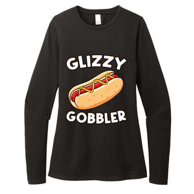 Funny Hot Dog Glizzy Gobbler Number One Glizzy Gladiator Womens CVC Long Sleeve Shirt