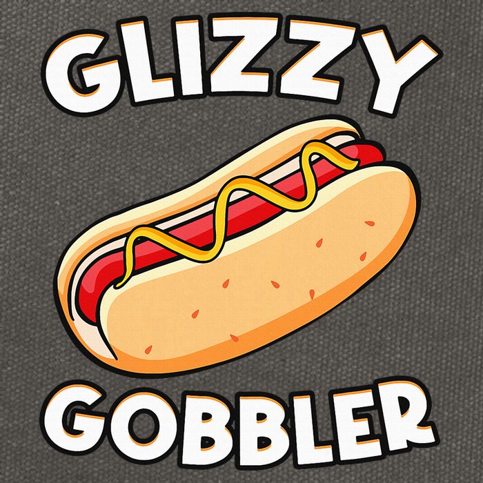 Funny Hot Dog Glizzy Gobbler Number One Glizzy Gladiator Cotton Canvas Backpack