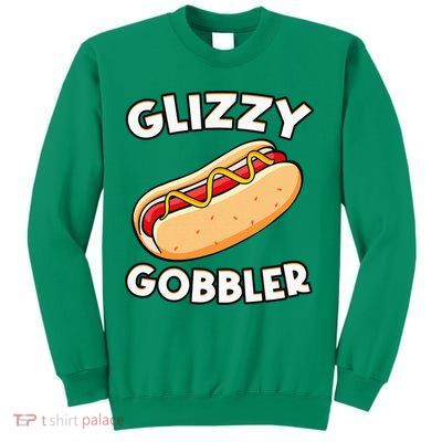 Funny Hot Dog Glizzy Gobbler Number One Glizzy Gladiator Sweatshirt