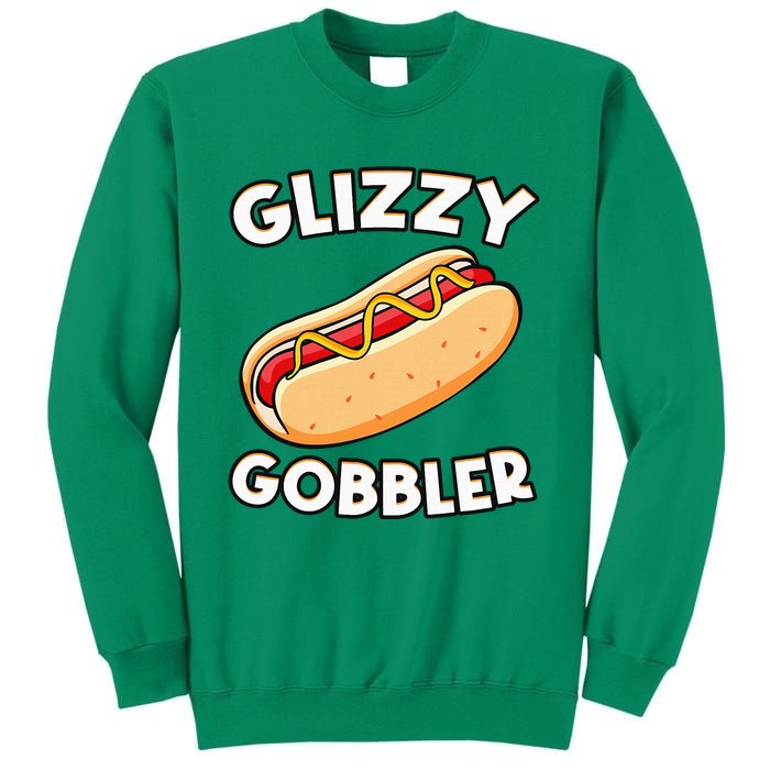 Funny Hot Dog Glizzy Gobbler Number One Glizzy Gladiator Sweatshirt