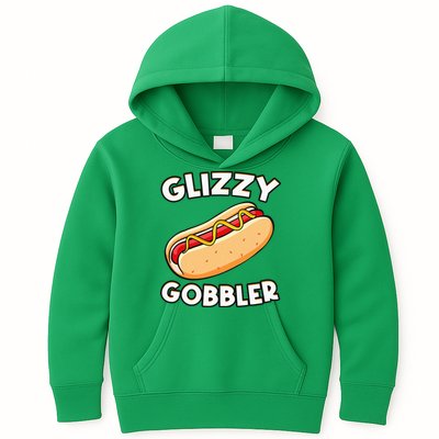 Funny Hot Dog Glizzy Gobbler Number One Glizzy Gladiator Kids Hoodie