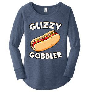 Funny Hot Dog Glizzy Gobbler Number One Glizzy Gladiator Women's Perfect Tri Tunic Long Sleeve Shirt