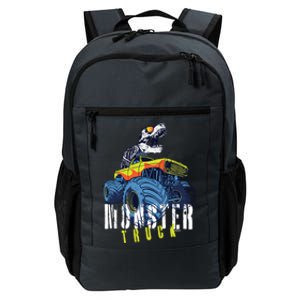 Funny Halloween Dinosaur Skeleton Monster Truck Gift Daily Commute Backpack