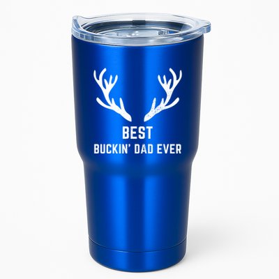 Funny Hunting Deer Design Best Buckin Dad Ever Funny Gift Tumbler
