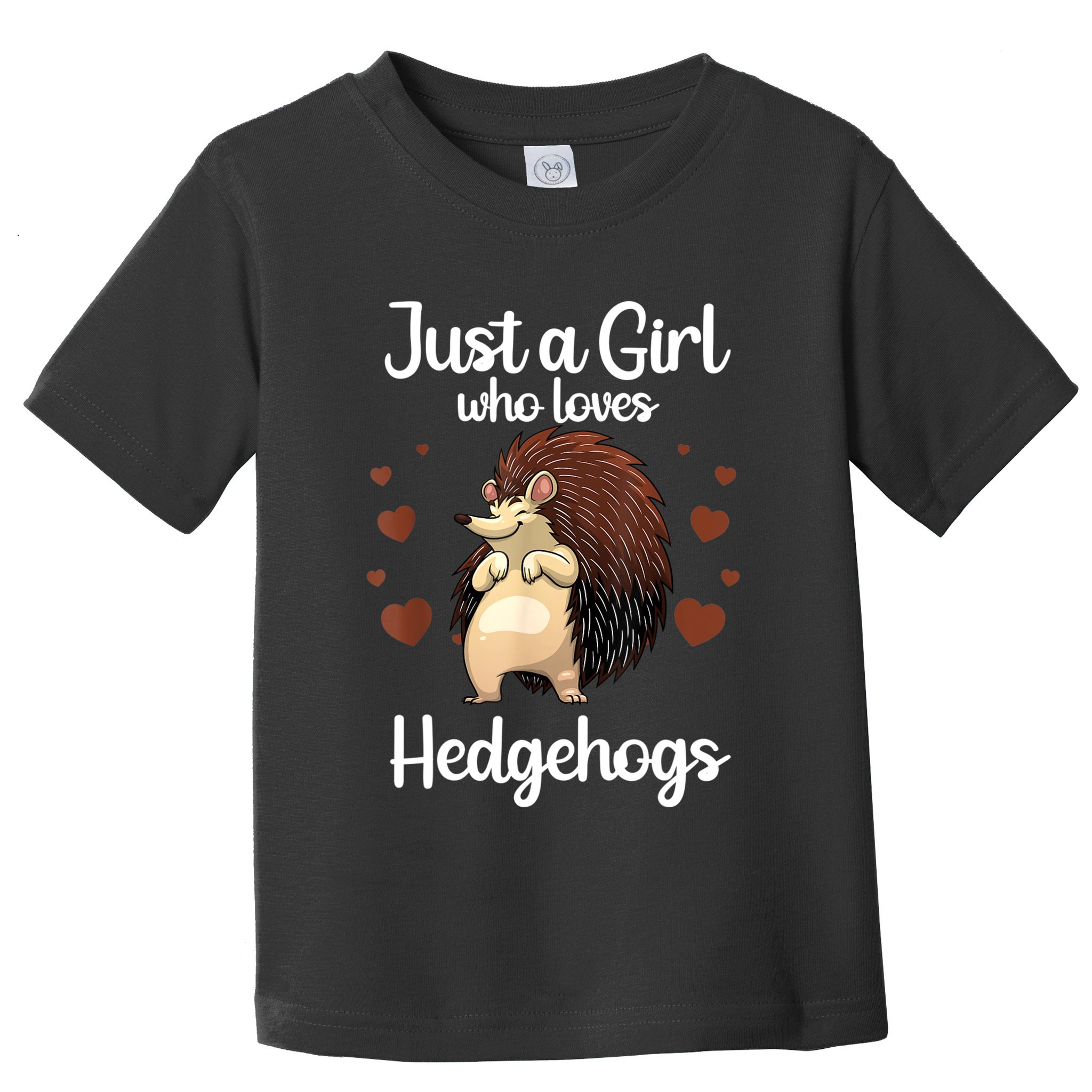 Funny Hedgehog Design For Girls Women Hedgehog Animal Toddler T-Shirt