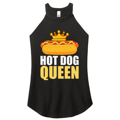 Funny Hot Dog For Women Grilled Wiener Sausage Buns Women's Perfect Tri Rocker Tank