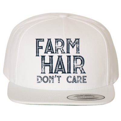 Farm Hair Dont Care Wool Snapback Cap