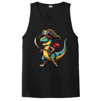 Funny Halloween Dinosaur Trex Pirate PosiCharge Competitor Tank