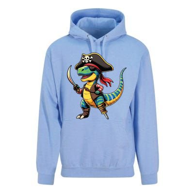 Funny Halloween Dinosaur Trex Pirate Unisex Surf Hoodie