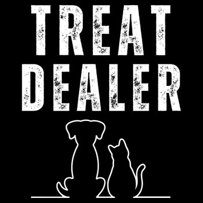 Funny Humor Dog Treat Dealer Dog Owner Dog Treats Dog Lover Pet Lover T-Shirt