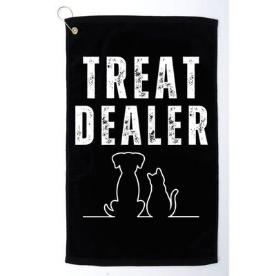 Funny Humor Dog Treat Dealer Dog Owner Dog Treats Dog Lover Pet Lover Golf Towel
