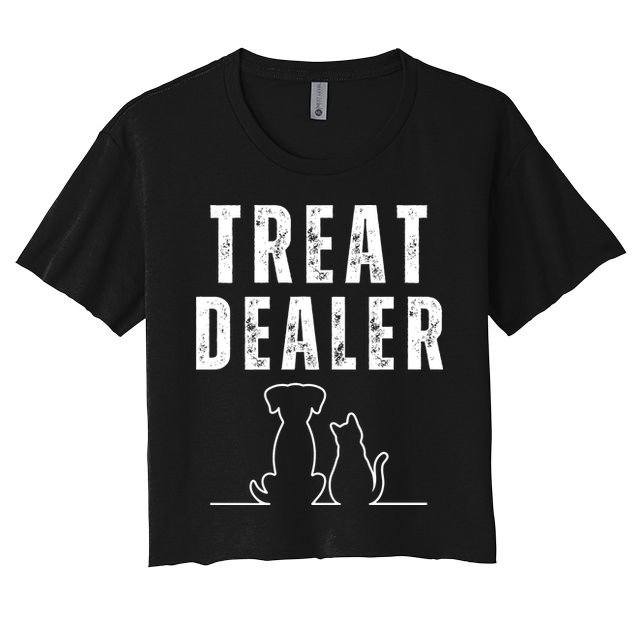 Funny Humor Dog Treat Dealer Dog Owner Dog Treats Dog Lover Pet Lover Crop Top