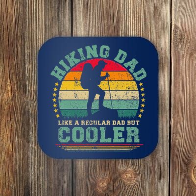 Funny Hiking Dad Like A Regular Dad Hiking Fathers Day Coaster