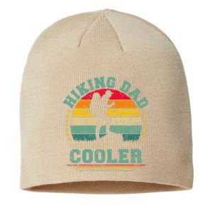 Funny Hiking Dad Like A Regular Dad Hiking Fathers Day Sustainable Beanie