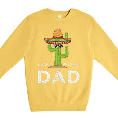 Fun Hilarious Dad Joke Funny Saying Dad Humor Premium Crewneck Sweatshirt