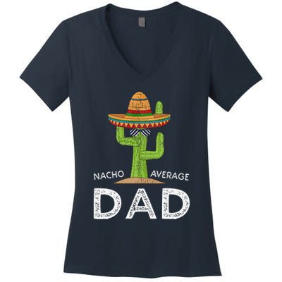 Fun Hilarious Dad Joke Funny Saying Dad Humor Women's V-Neck T-Shirt