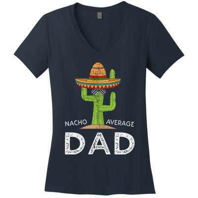 Fun Hilarious Dad Joke Funny Saying Dad Humor Women's V-Neck T-Shirt