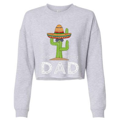 Fun Hilarious Dad Joke Funny Saying Dad Humor Cropped Pullover Crew