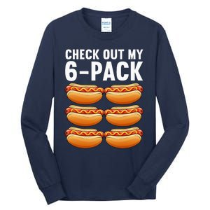 Funny Hot Dog Design For Women Sausage Food Hotdog Lover Tall Long Sleeve T-Shirt