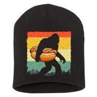 Funny Hot Dog Art For Women Bigfoot Hotdog Lovers Short Acrylic Beanie