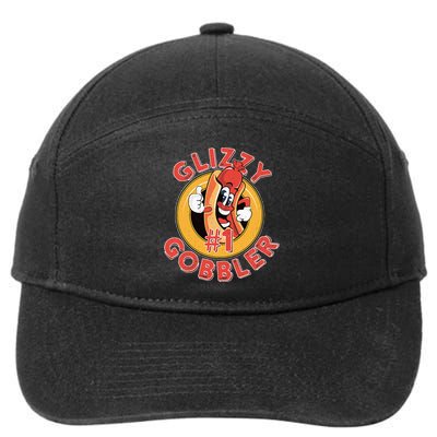 Funny Hot Dog Glizzy Gobbler Number One Glizzy  7-Panel Snapback Hat