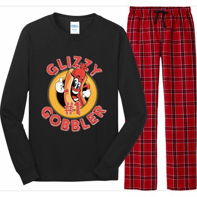 Funny Hot Dog Glizzy Gobbler Number One Glizzy  Long Sleeve Pajama Set