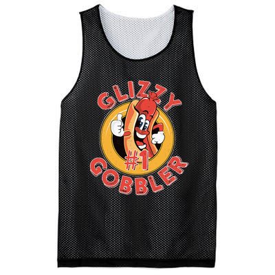 Funny Hot Dog Glizzy Gobbler Number One Glizzy  Mesh Reversible Basketball Jersey Tank