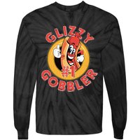 Funny Hot Dog Glizzy Gobbler Number One Glizzy  Tie-Dye Long Sleeve Shirt