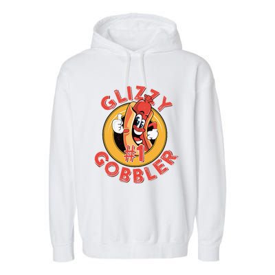 Funny Hot Dog Glizzy Gobbler Number One Glizzy  Garment-Dyed Fleece Hoodie