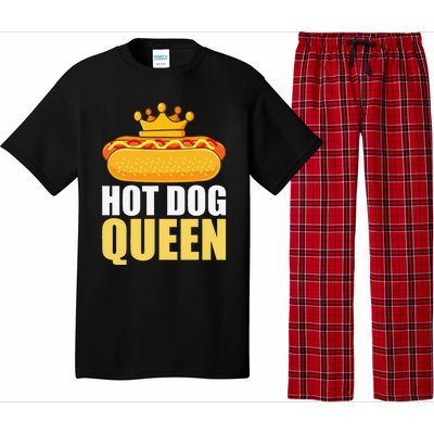 Funny Hot Dog For Women Grilled Wiener Sausage Buns Pajama Set