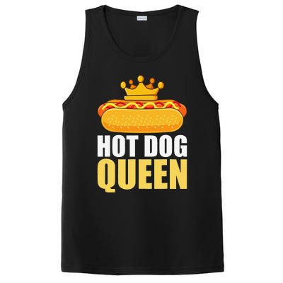 Funny Hot Dog For Women Grilled Wiener Sausage Buns PosiCharge Competitor Tank