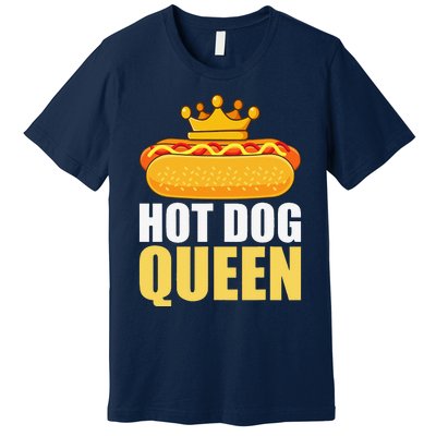 Funny Hot Dog For Women Grilled Wiener Sausage Buns Premium T-Shirt