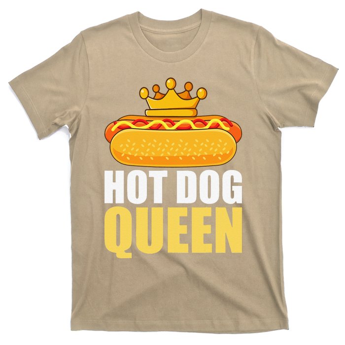 Funny Hot Dog For Women Grilled Wiener Sausage Buns T-Shirt