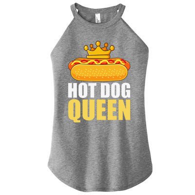 Funny Hot Dog For Women Grilled Wiener Sausage Buns Women’s Perfect Tri Rocker Tank