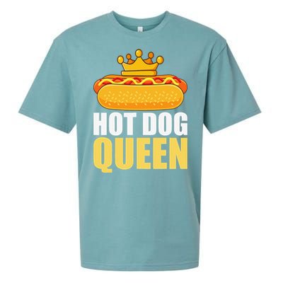 Funny Hot Dog For Women Grilled Wiener Sausage Buns Sueded Cloud Jersey T-Shirt