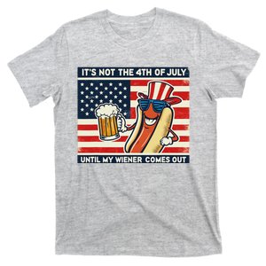 Funny Hot Dog 4th Of July Wiener T-Shirt