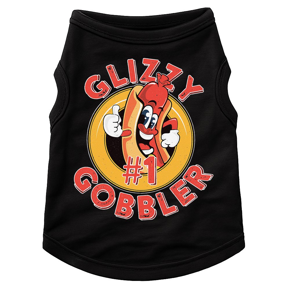 Funny Hot Dog Glizzy Gobbler Number One Glizzy Doggie Tank